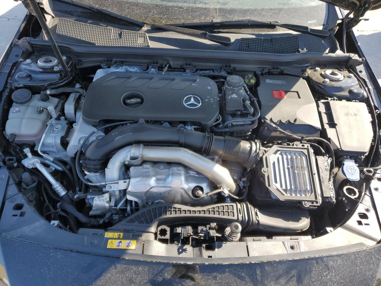 2024 Mercedes-Benz CLA-klasse VIN W1K5J4HBXRN453709 Copart auction photo, rear end damage thumbnail 11
