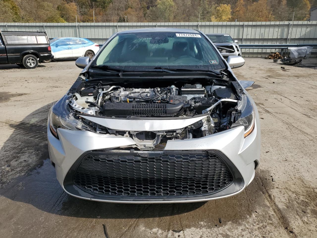 2021 Toyota Corolla VIN 5YFVPMAE7MP148631 Copart auction photo, front end damage thumbnail 5