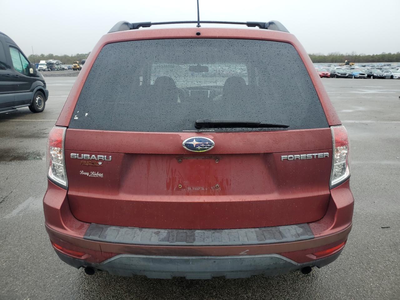 2009 Subaru Forester VIN JF2SH63619H760751 Copart auction photo, front end / minor dent/scratches damage thumbnail 6