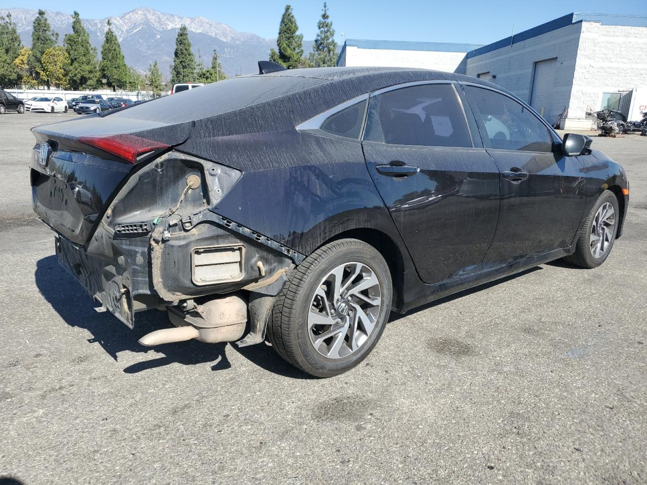 2017 Honda Civic VIN 2HGFC2F76HH508872 Copart auction photo, rear end damage thumbnail 3