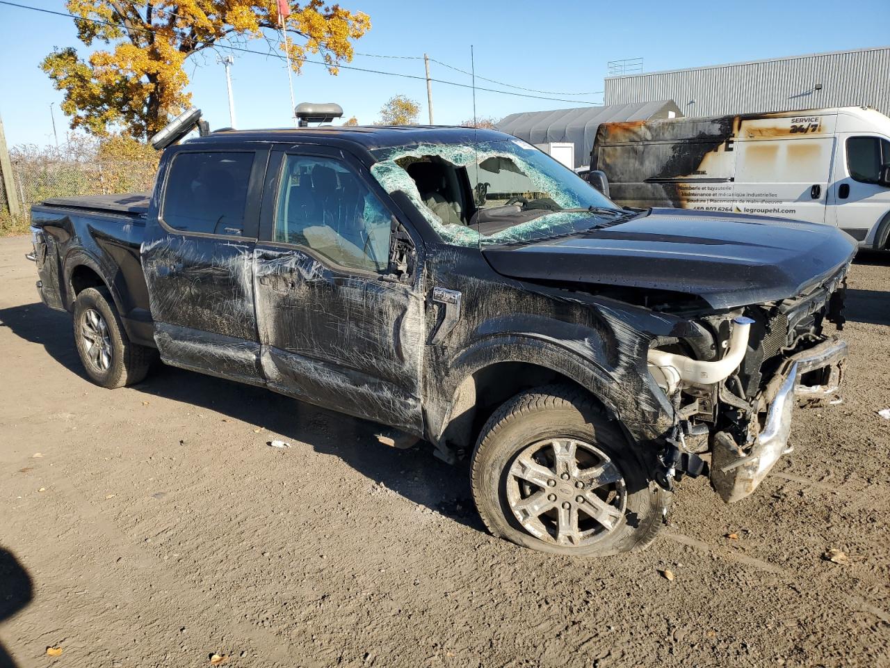 2021 Ford F-150 VIN 1FTFW1E57MFA74814 Copart auction photo, all over damage thumbnail 4