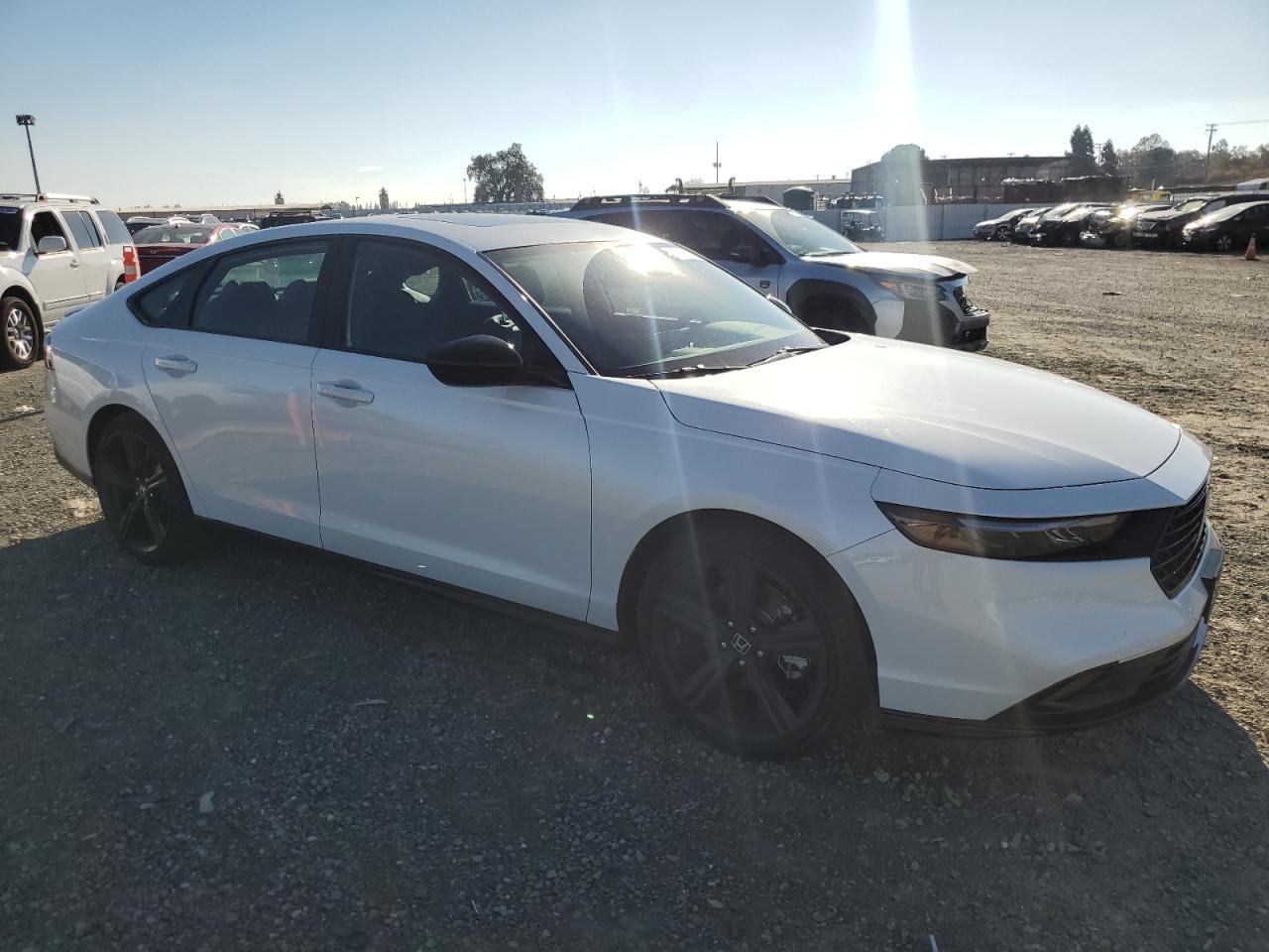 2024 Honda Accord VIN 1HGCY2F73RA086712 Copart auction photo, side / undercarriage damage thumbnail 4