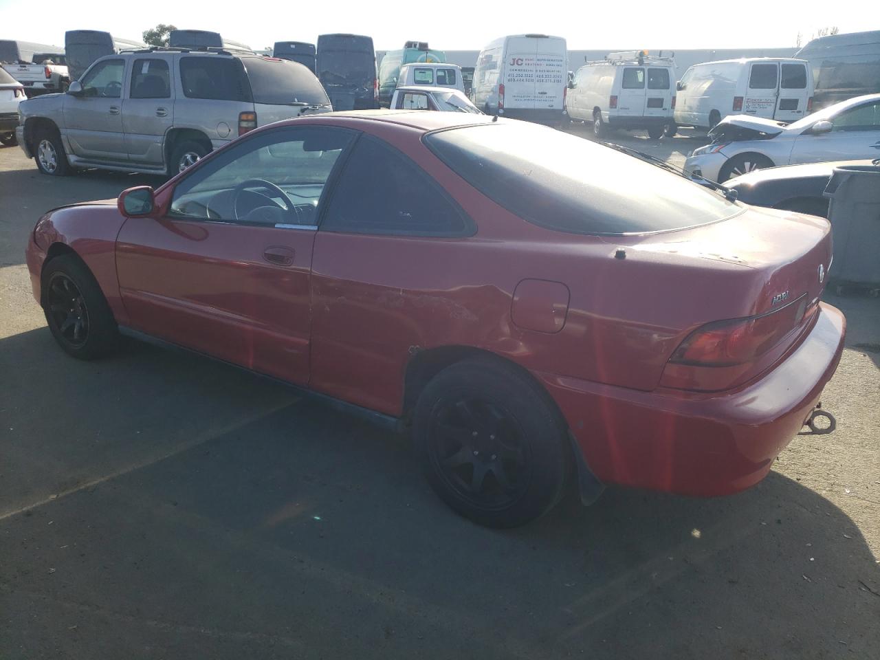 2000 Acura Integra VIN JH4DC4460YS010735 Copart auction photo, stripped damage thumbnail 2