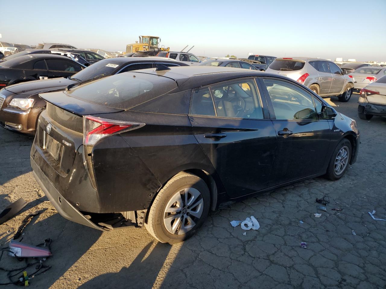 2017 Toyota Prius VIN JTDKARFU8H3042639 Copart auction photo, all over damage thumbnail 3