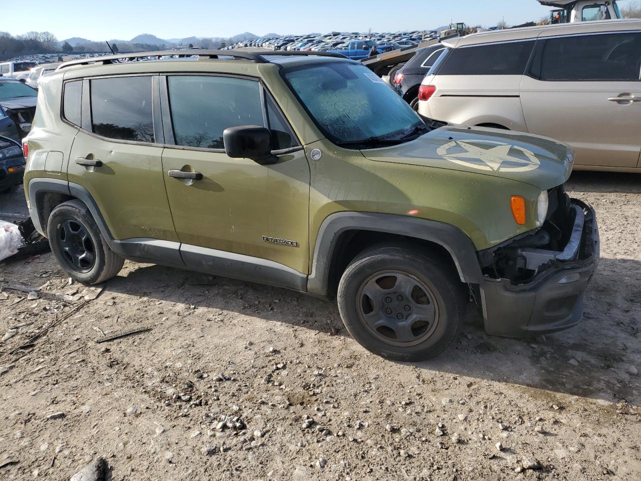 2015 Jeep Renegade VIN ZACCJAAT9FPC07675 Copart auction photo, front end damage thumbnail 4