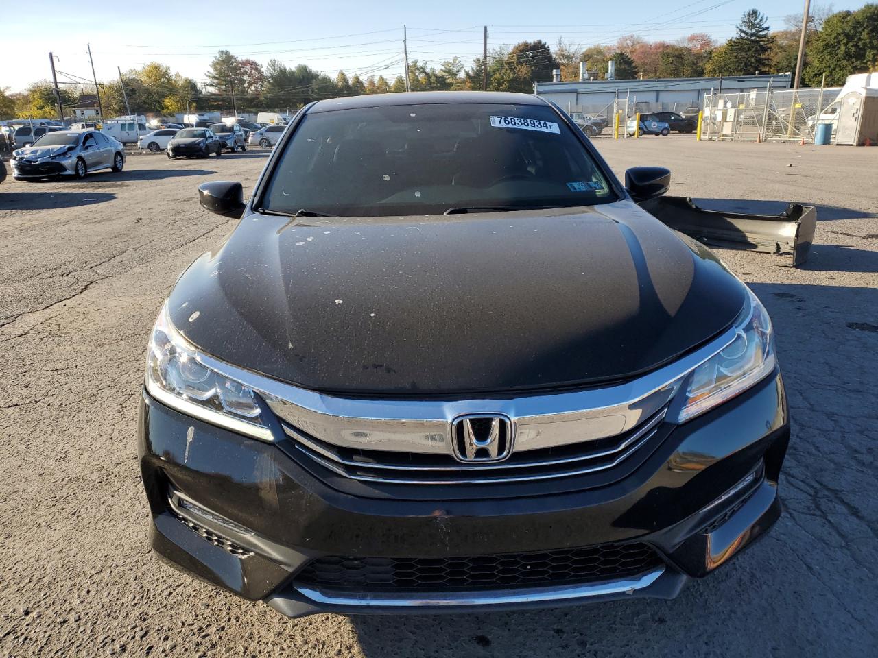 2017 Honda Accord VIN 1HGCR2F57HA303737 Copart auction photo, rear end damage thumbnail 5