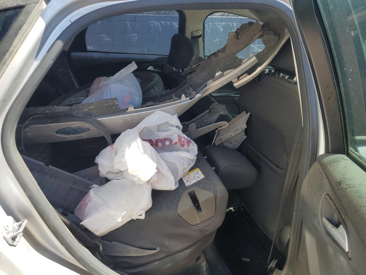 2015 Ford Focus VIN 1FADP3K24FL248858 Copart auction photo, rollover damage thumbnail 11