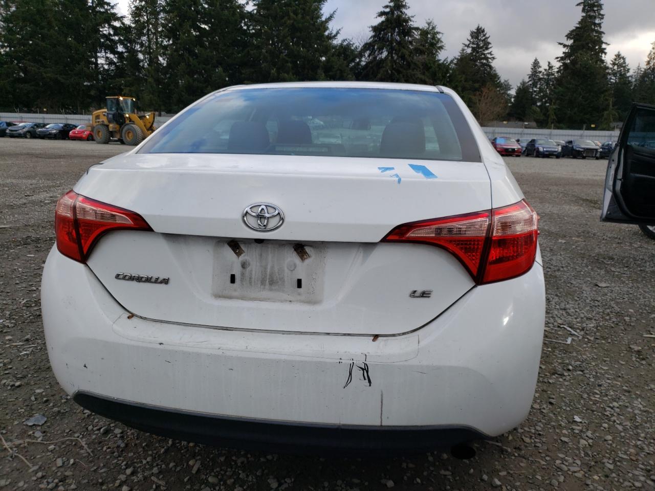 2017 Toyota Corolla VIN 5YFBURHE4HP646533 Copart auction photo, front end / side damage thumbnail 6