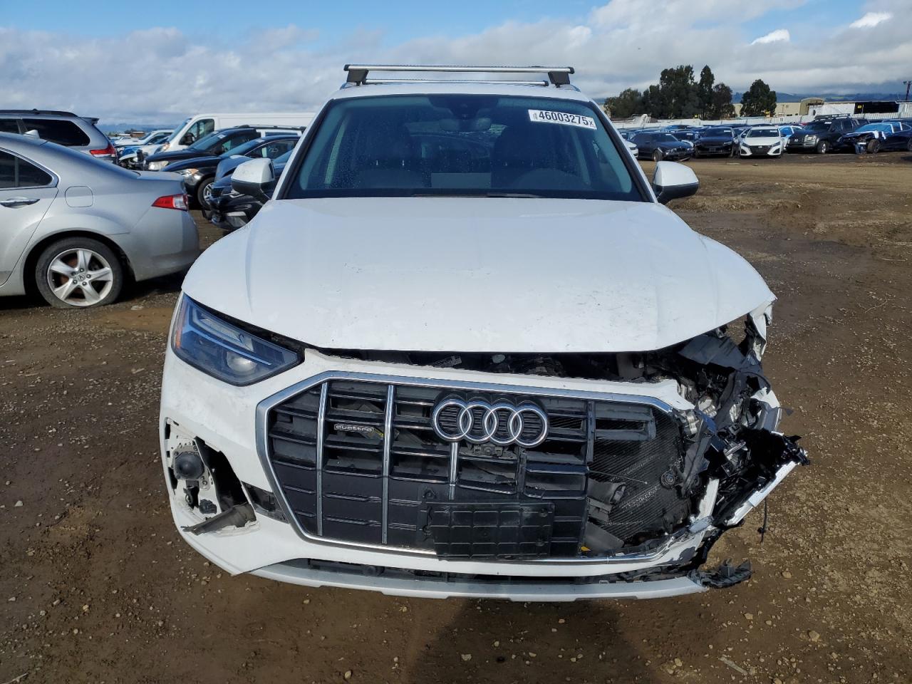 2021 Audi Q5 VIN WA1BAAFY4M2021995 Copart auction photo, front end damage thumbnail 5