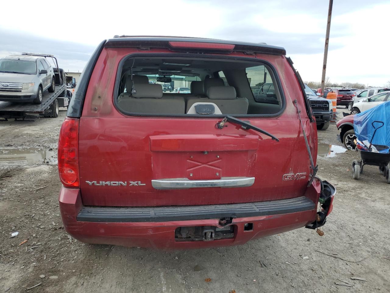 2013 GMC Yukon VIN 1GKS2KE7XDR345014 Copart auction photo, side / rear end damage thumbnail 6