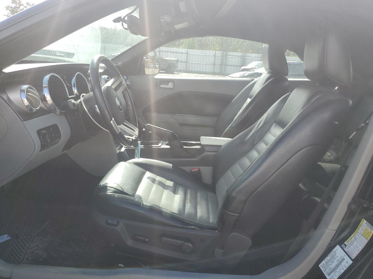 2007 Ford Mustang VIN 1ZVFT85H075277529 Copart auction photo, front end / undercarriage damage thumbnail 7