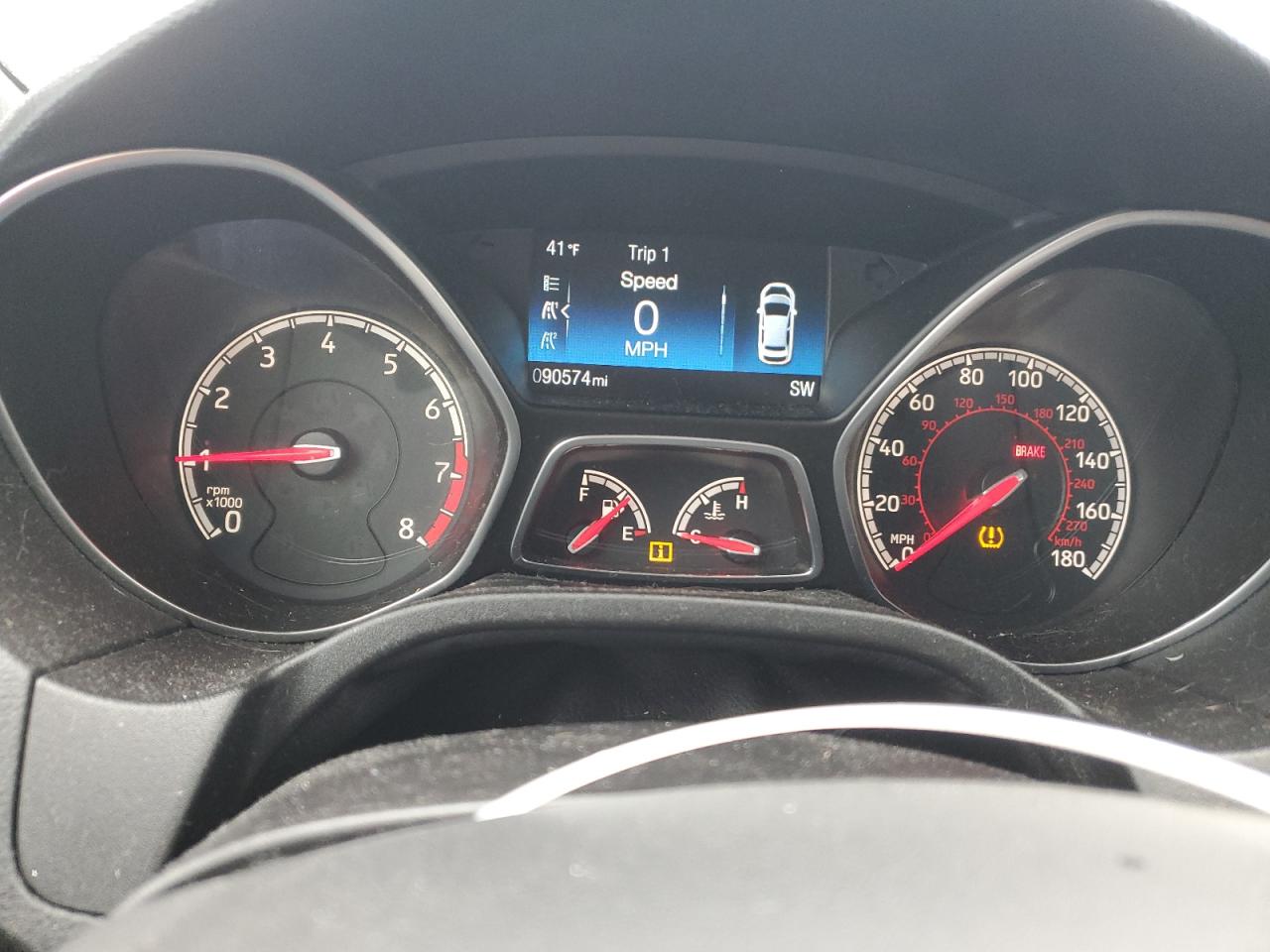2018 Ford Focus VIN 1FADP3L95JL310207 Copart auction photo, rear end damage thumbnail 9
