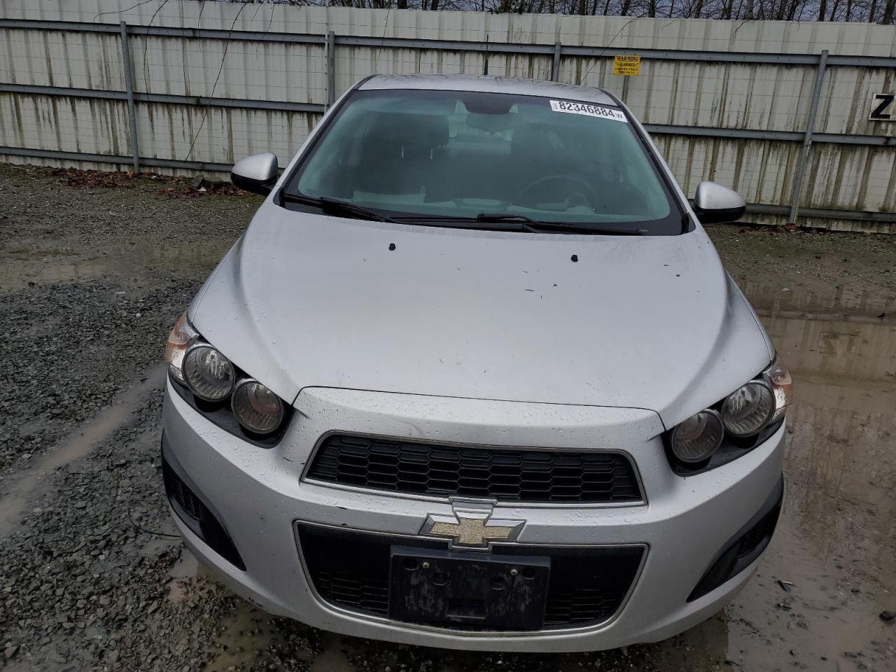 2012 Chevrolet Sonic VIN 1G1JD5SB1C4121811 Copart auction photo, front end / rear end damage thumbnail 5