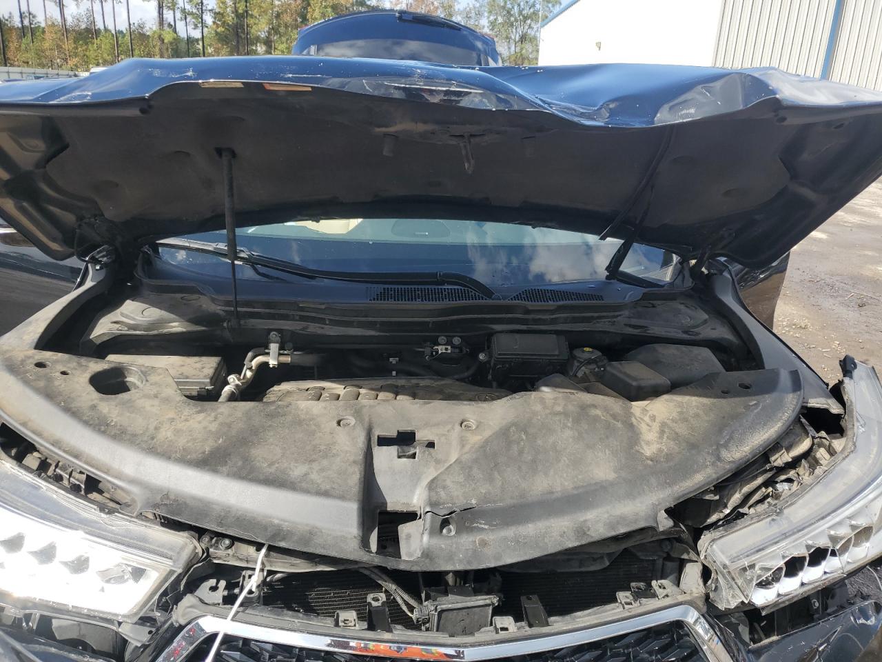 2017 Acura MDX VIN 5FRYD4H56HB013572 Copart auction photo, front end / rear end damage thumbnail 12