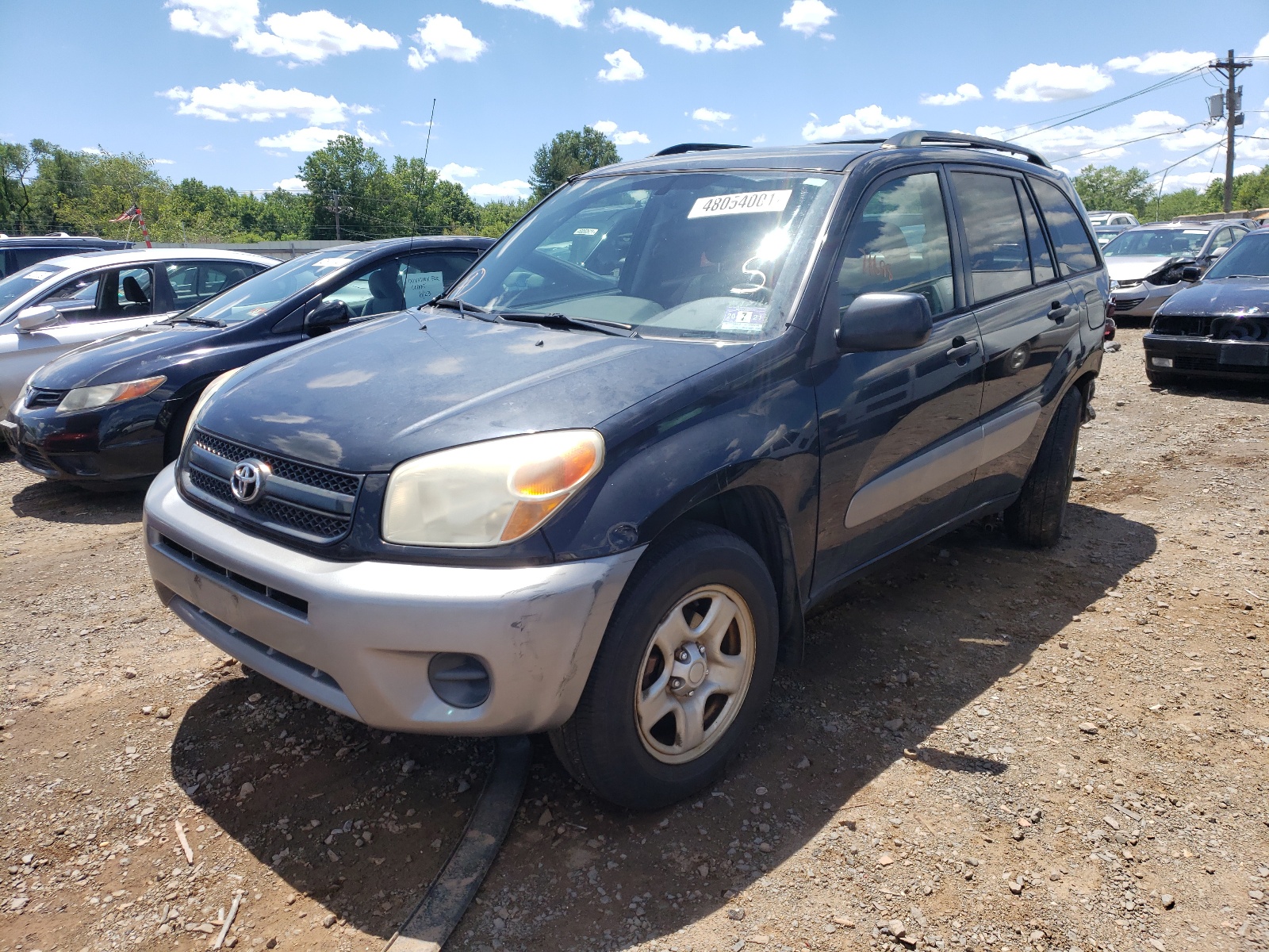 2005 Toyota RAV 4 VIN JTEHD20VX56039354 Copart auction photo, rear end / undercarriage damage thumbnail 2