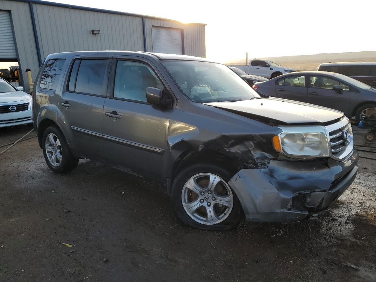 2013 Honda Pilot VIN 5FNYF4H44DB032862 Copart auction photo, front end damage thumbnail 4