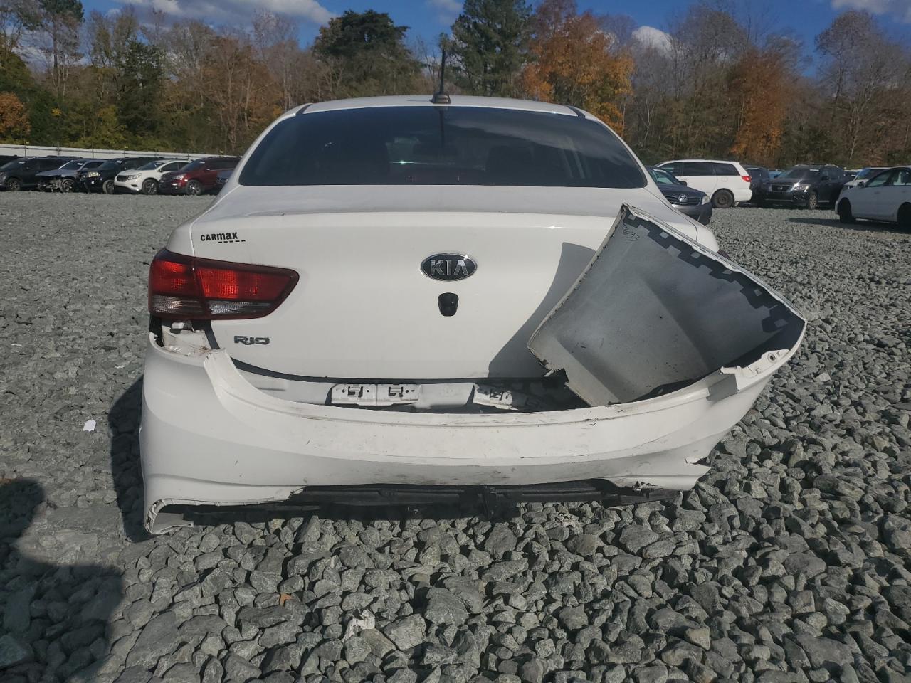 2020 KIA Rio VIN 3KPA24AD7LE349739 Copart auction photo, all over damage thumbnail 6