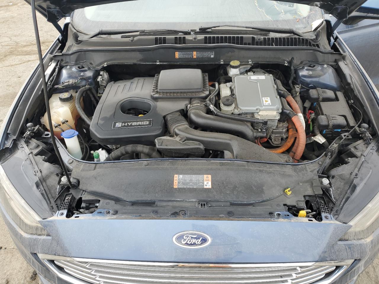 2018 Ford Fusion VIN 3FA6P0UU5JR137090 Copart auction photo, side damage thumbnail 12