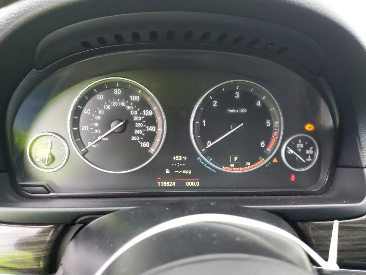 2014 BMW 5er VIN WBAXA5C58ED690187 Copart auction photo, all over damage thumbnail 9