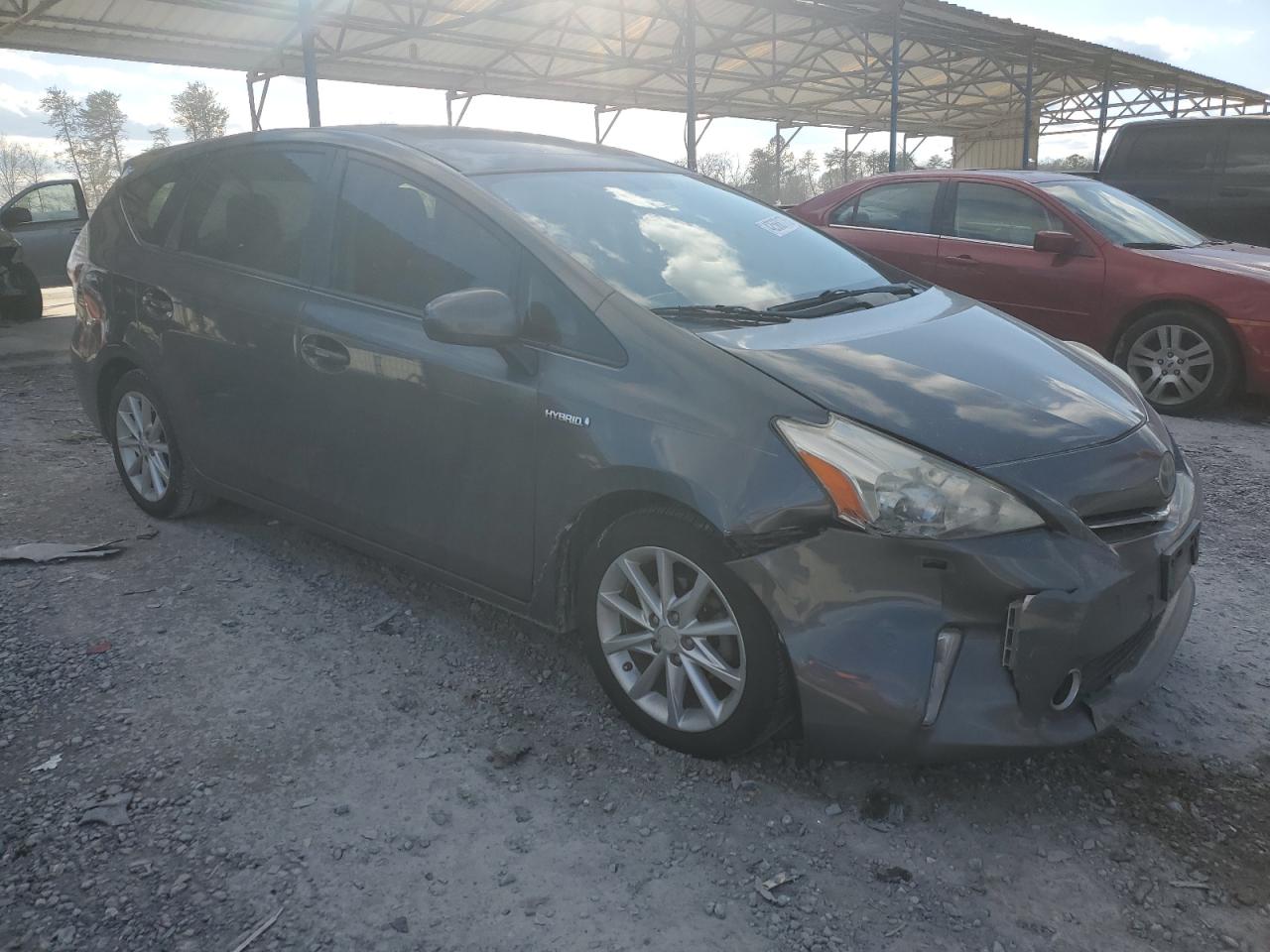 2012 Toyota Prius VIN JTDZN3EU2C3186486 Copart auction photo, front end damage thumbnail 4