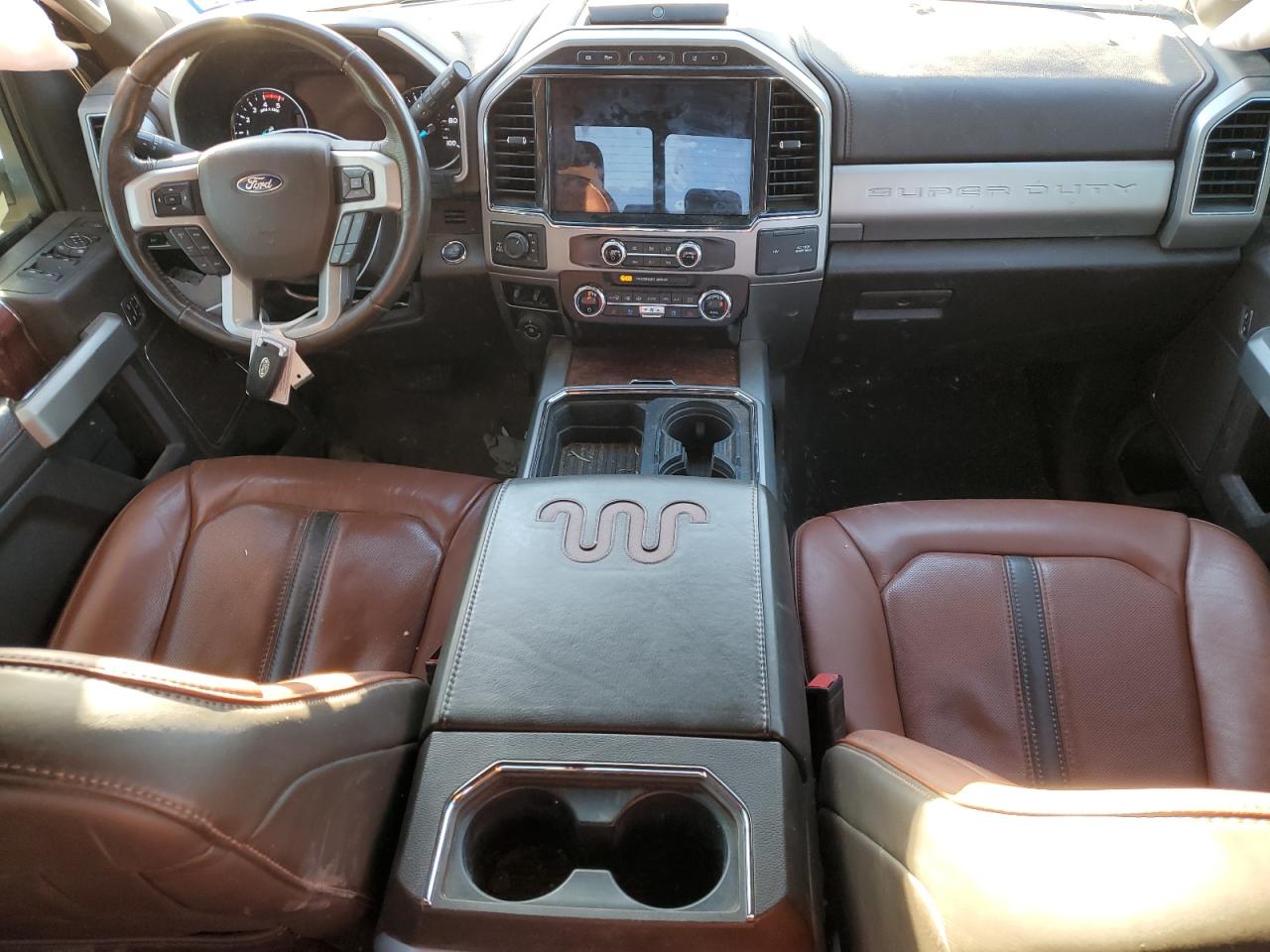 2022 Ford F350 VIN 1FT8W3BT5NEG24042 Copart auction photo, front end / side damage thumbnail 8