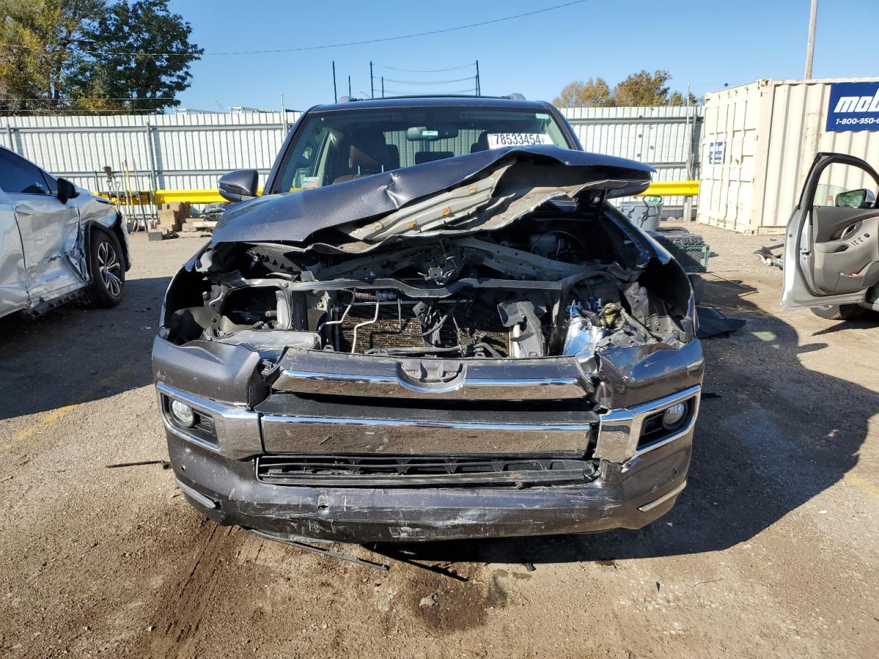 2018 Toyota 4Runner VIN JTEBU5JR0J5513482 Copart auction photo, front end damage thumbnail 5