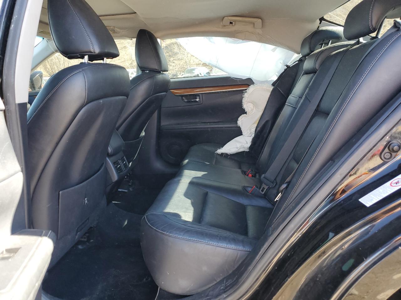 2013 Lexus ES VIN JTHBW1GG0D2002176 Copart auction photo, side / rear end damage thumbnail 10