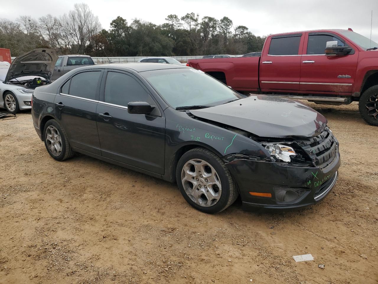 2010 Ford Fusion VIN 3FAHP0HA7AR331158 Copart auction photo, front end damage thumbnail 4