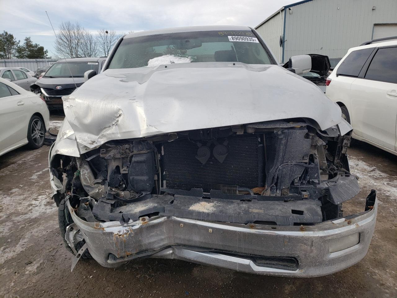 2009 Dodge RAM VIN 1D3HV18T49S822625 Copart auction photo, front end / rear end damage thumbnail 5