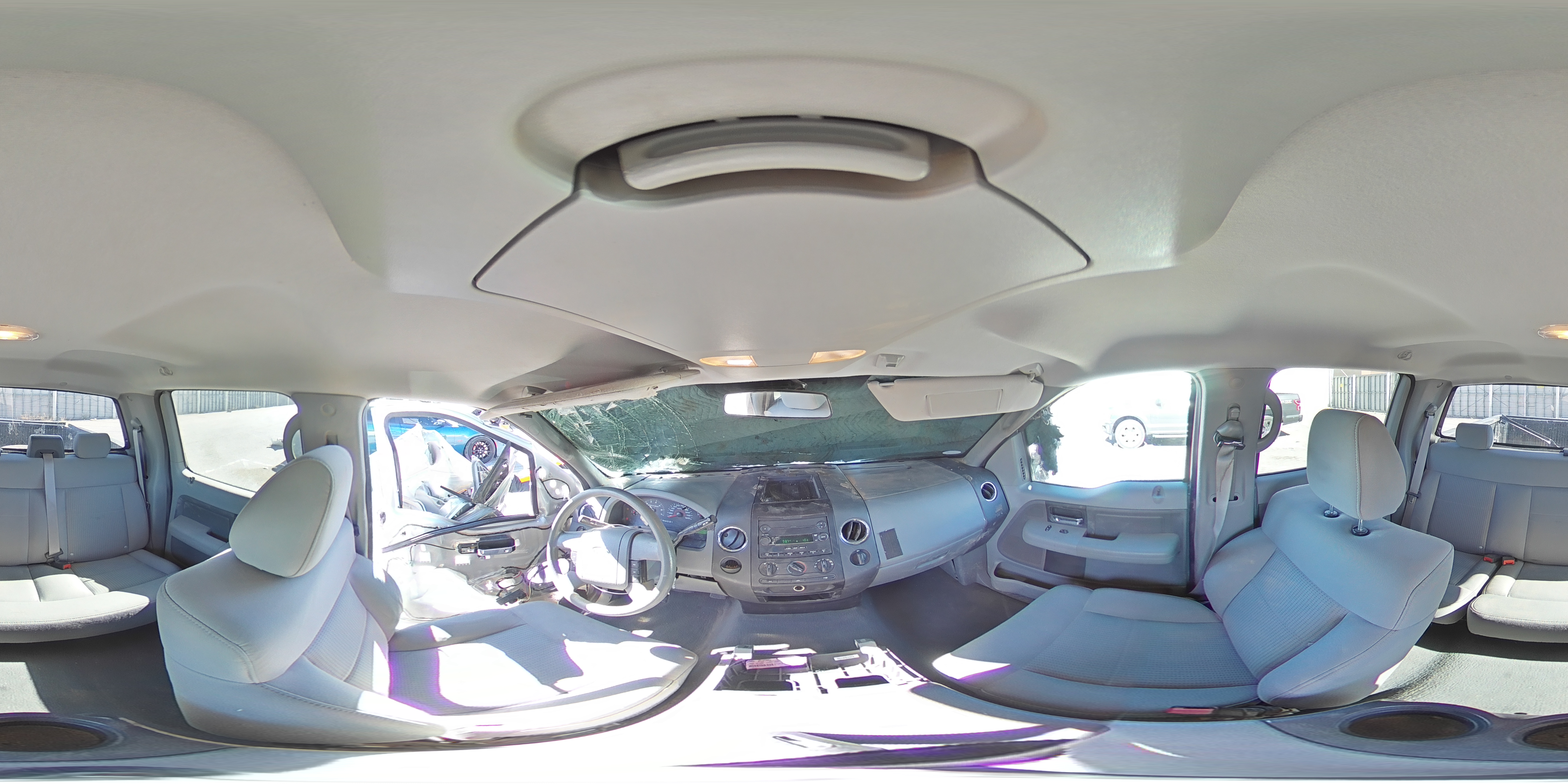 2007 Ford F-150 VIN 1FTPW12567KB54917 Copart auction photo, all over damage thumbnail 13
