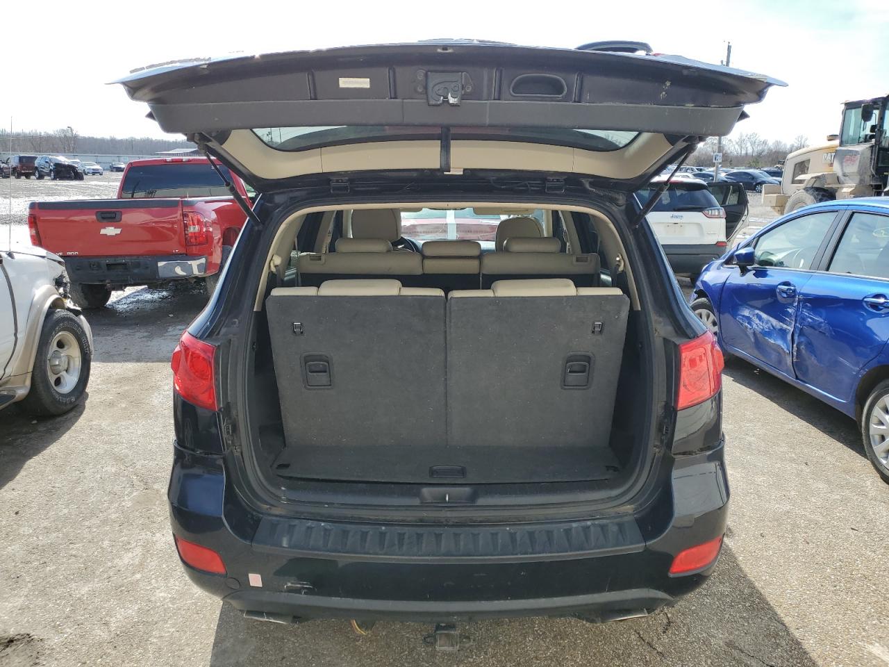 2008 Hyundai Santa Fe VIN 5NMSH13EX8H203777 Copart auction photo, rear end / front end damage thumbnail 6