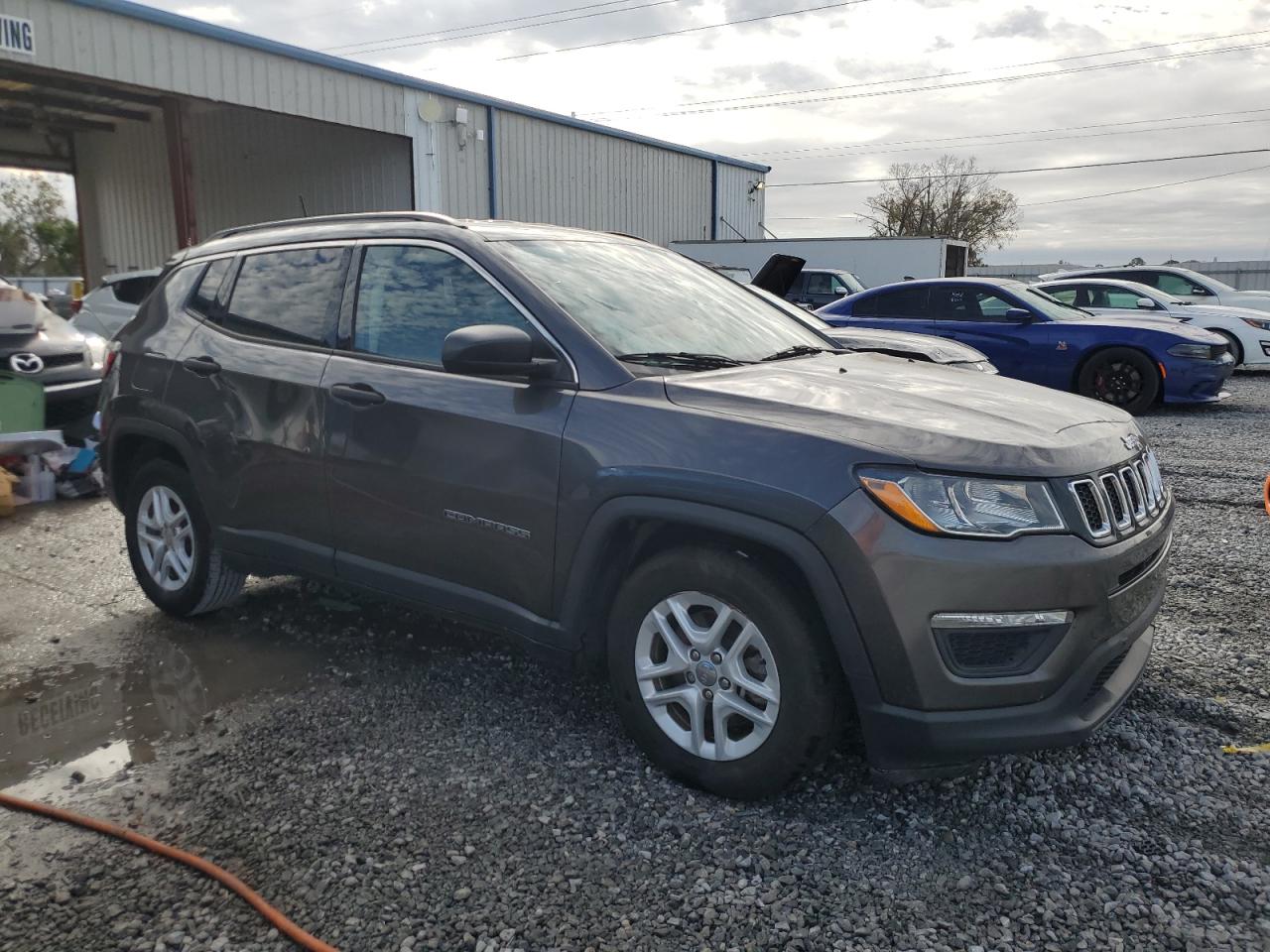2021 Jeep Compass VIN 3C4NJCAB1MT538641 Copart auction photo, front end damage thumbnail 4