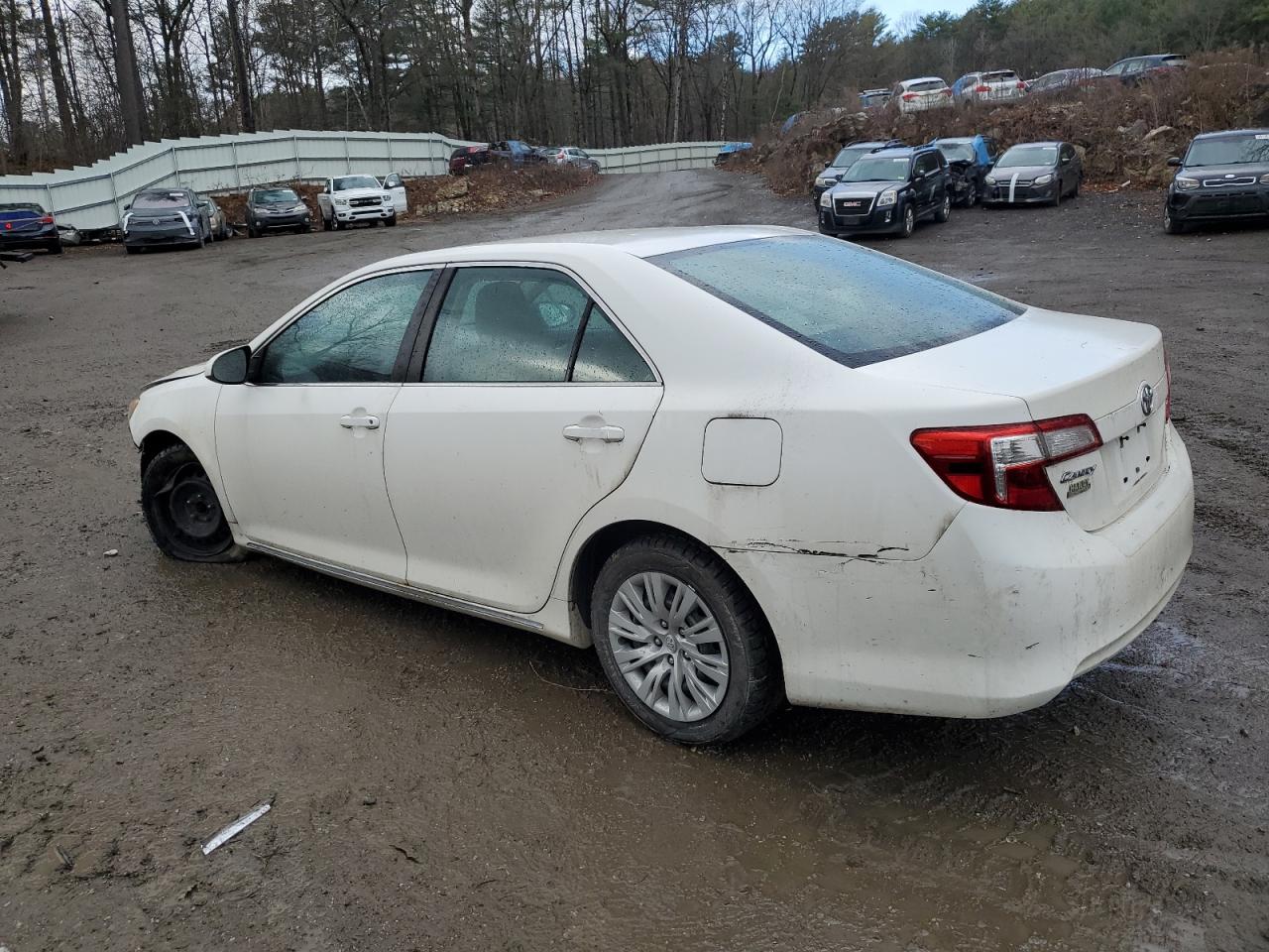 2013 Toyota Camry VIN 4T1BF1FK2DU701302 Copart auction photo, front end / rear end damage thumbnail 2