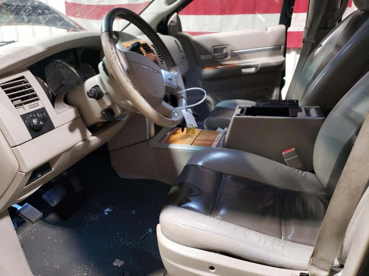 2008 Chrysler Aspen VIN 1A8HW58228F143800 Copart auction photo, front end / side damage thumbnail 7
