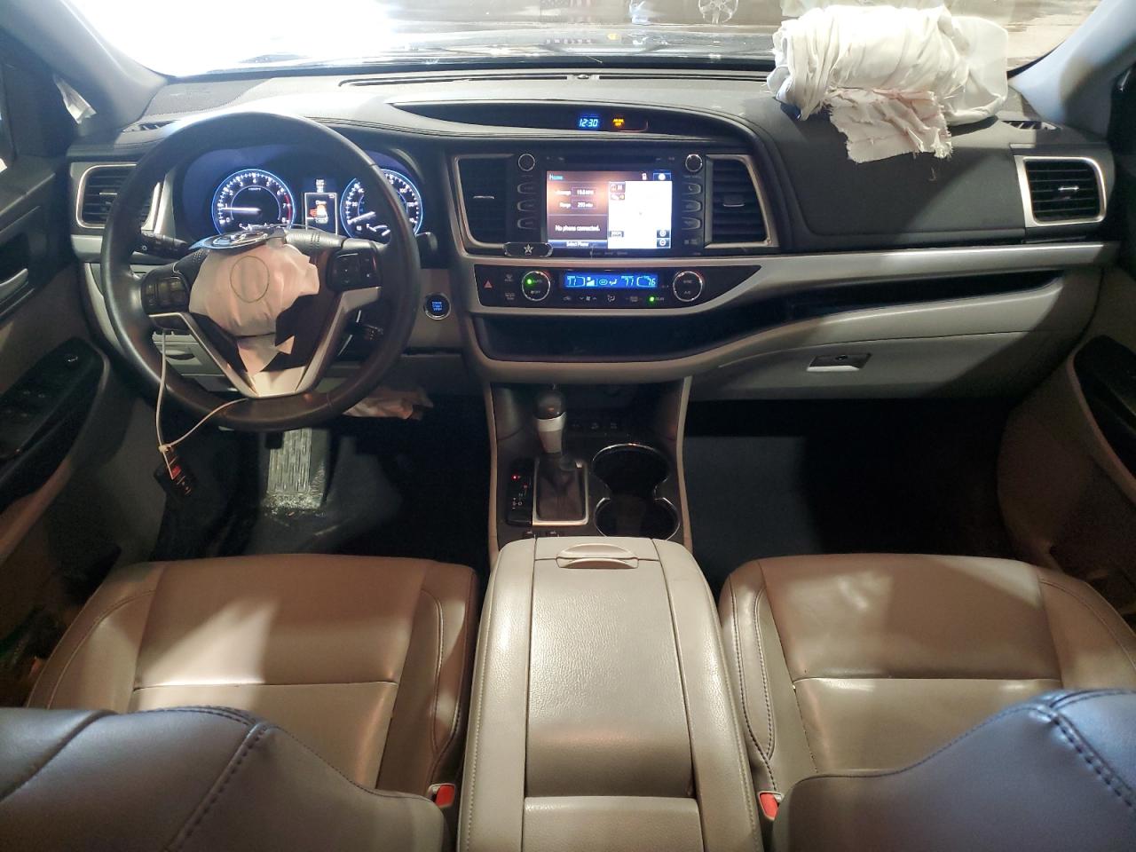 2016 Toyota Highlander VIN 5TDJKRFH5GS241219 Copart auction photo, front end damage thumbnail 8
