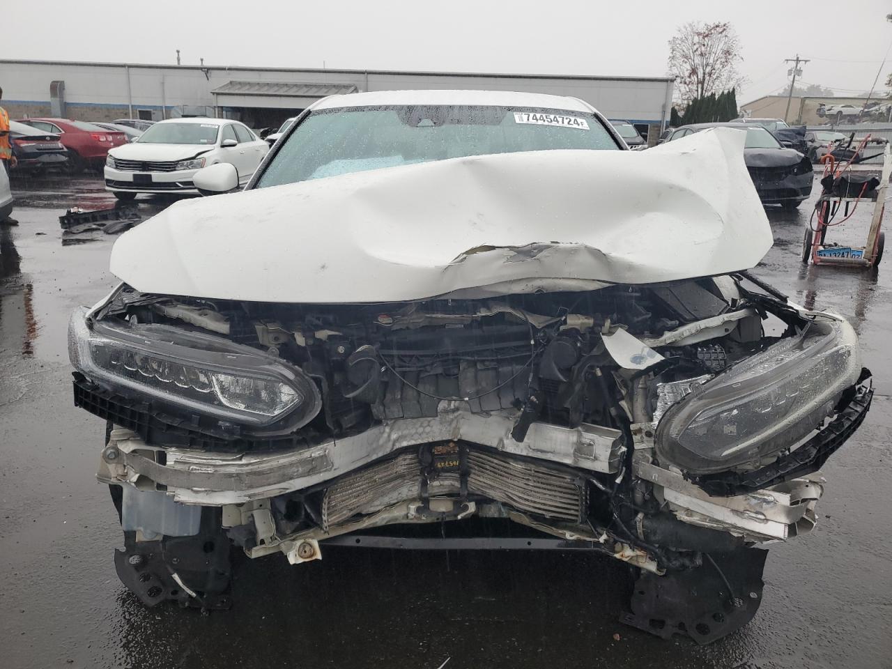 2019 Honda Accord VIN 1HGCV1F3XKA120246 Copart auction photo, front end / minor dent/scratches damage thumbnail 5