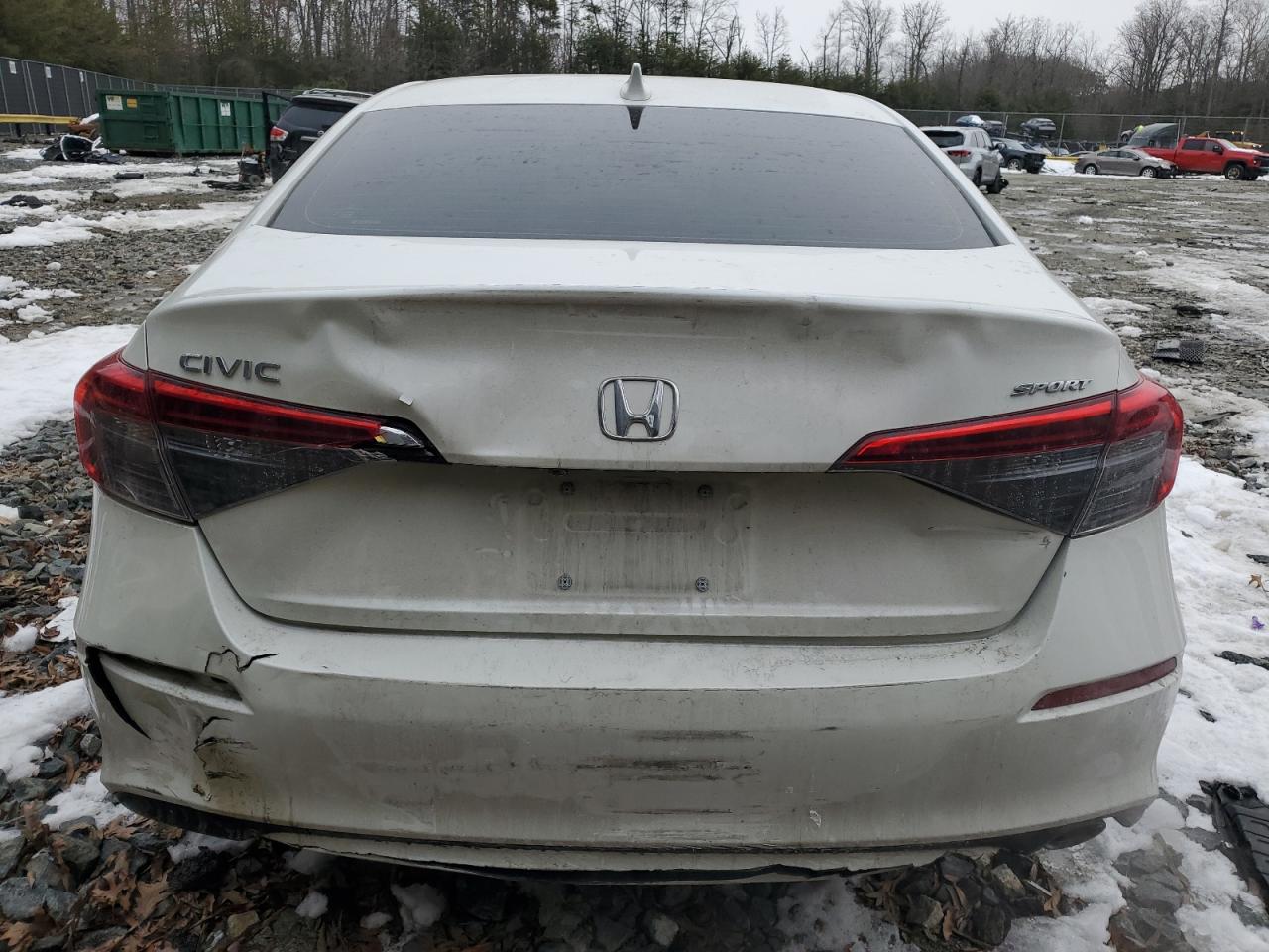 2024 Honda Civic VIN 2HGFE2F56RH509899 Copart auction photo, side damage thumbnail 6