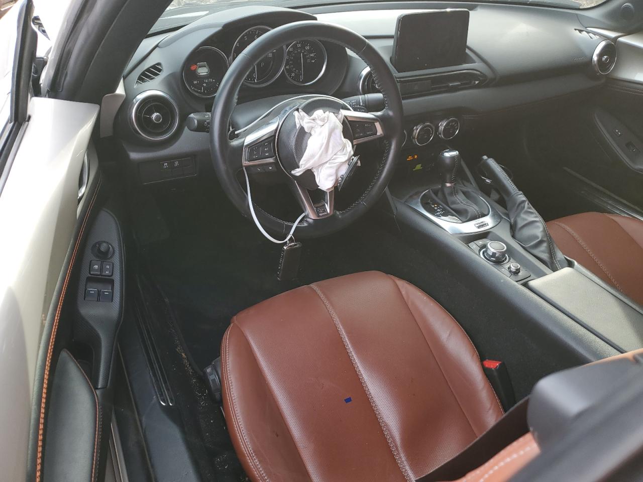 2023 Mazda MX-5 VIN JM1NDAM70P0552860 Copart auction photo, front end / mechanical damage thumbnail 8