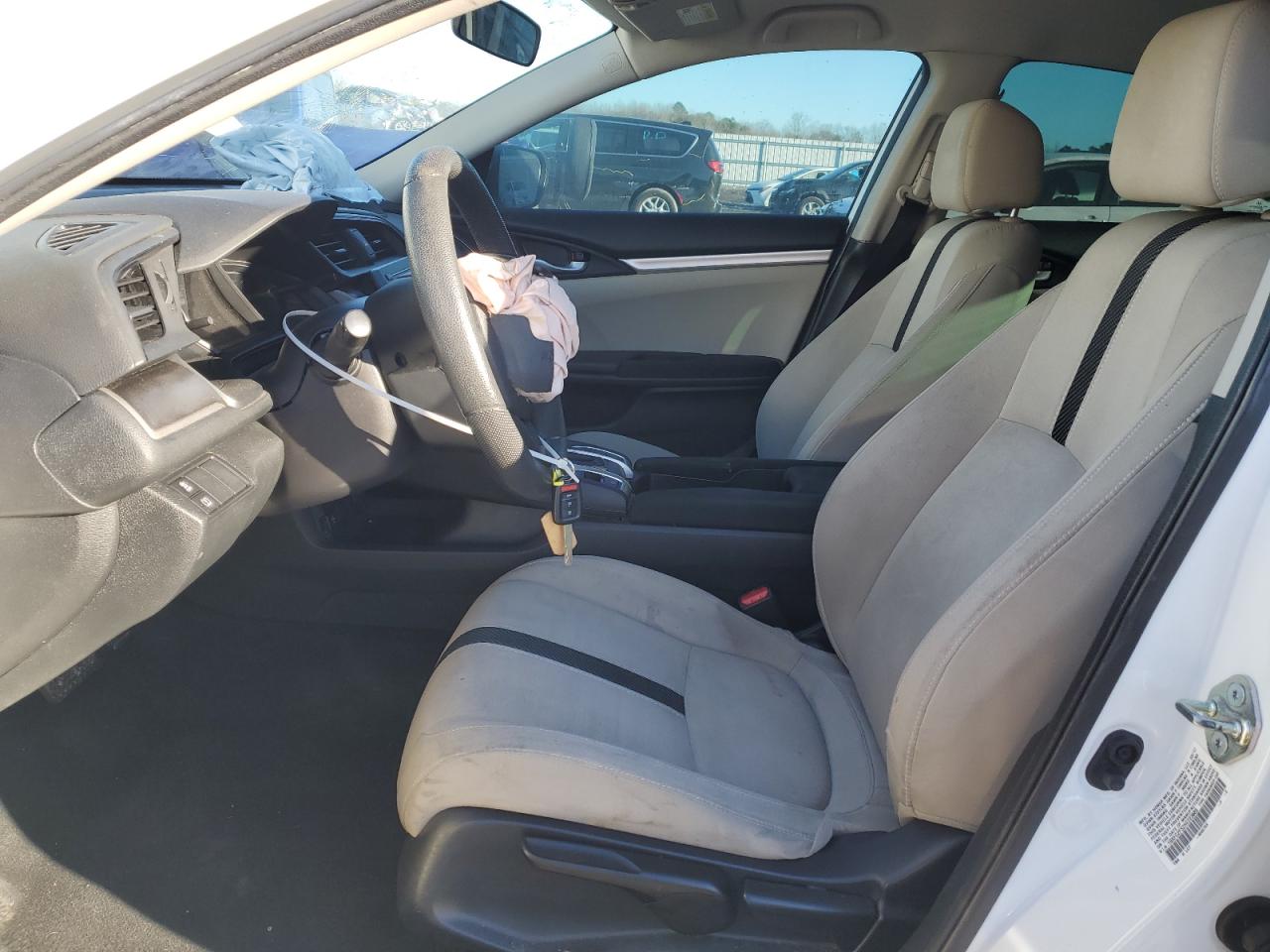 2017 Honda Civic VIN 19XFC2F52HE223689 Copart auction photo, front end / rear end damage thumbnail 7