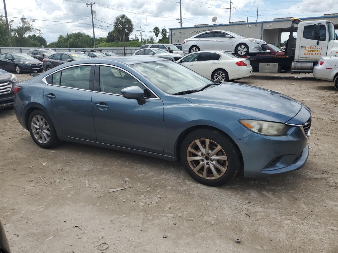 2016 Mazda 6 VIN JM1GJ1U57G1420222 Copart auction photo, water/flood damage thumbnail 4