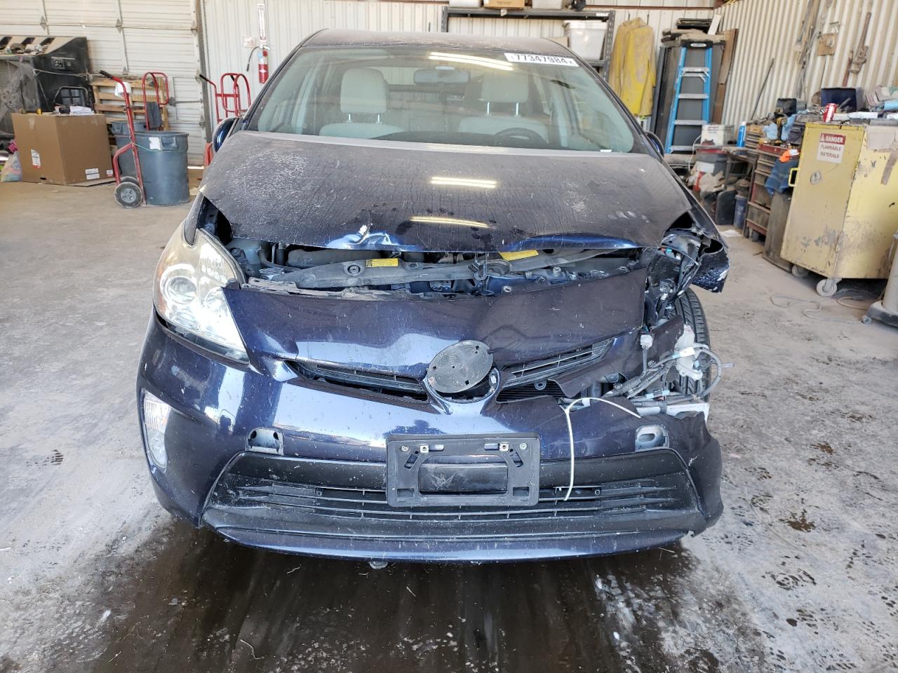 2013 Toyota Prius VIN JTDKN3DU4D1615224 Copart auction photo, front end / minor dent/scratches damage thumbnail 5