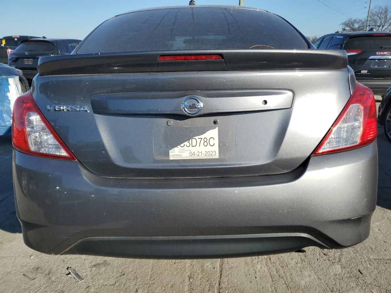 2017 Nissan Versa VIN 3N1CN7AP1HL831138 Copart auction photo, front end damage thumbnail 6