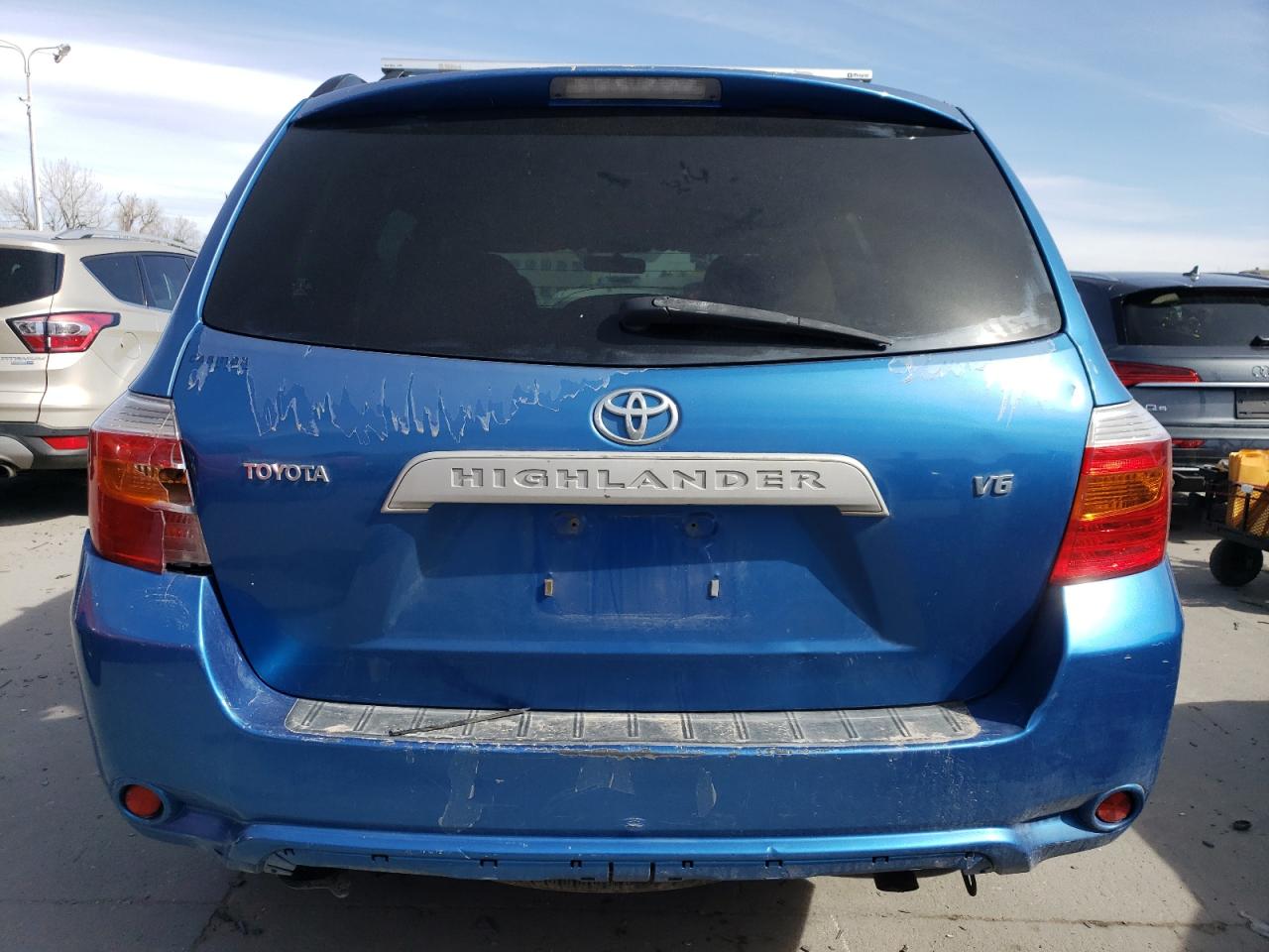 2008 Toyota Highlander VIN JTEDS41A182063419 Copart auction photo, vandalism / hail damage thumbnail 6