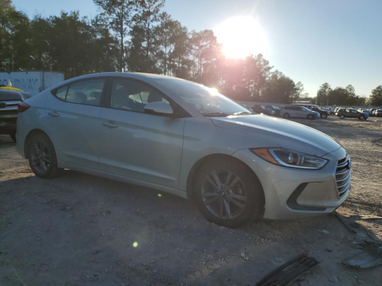 2017 Hyundai Elantra VIN 5NPD84LF7HH107126 Copart auction photo, side damage thumbnail 4