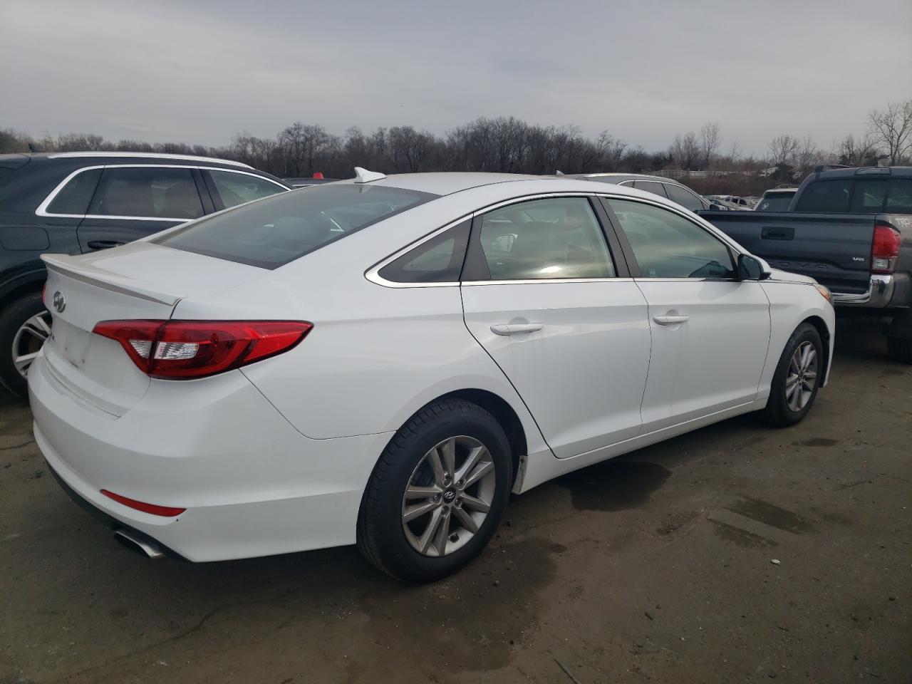 2015 Hyundai Sonata VIN 5NPE24AF2FH154604 Copart auction photo, vandalism damage thumbnail 3