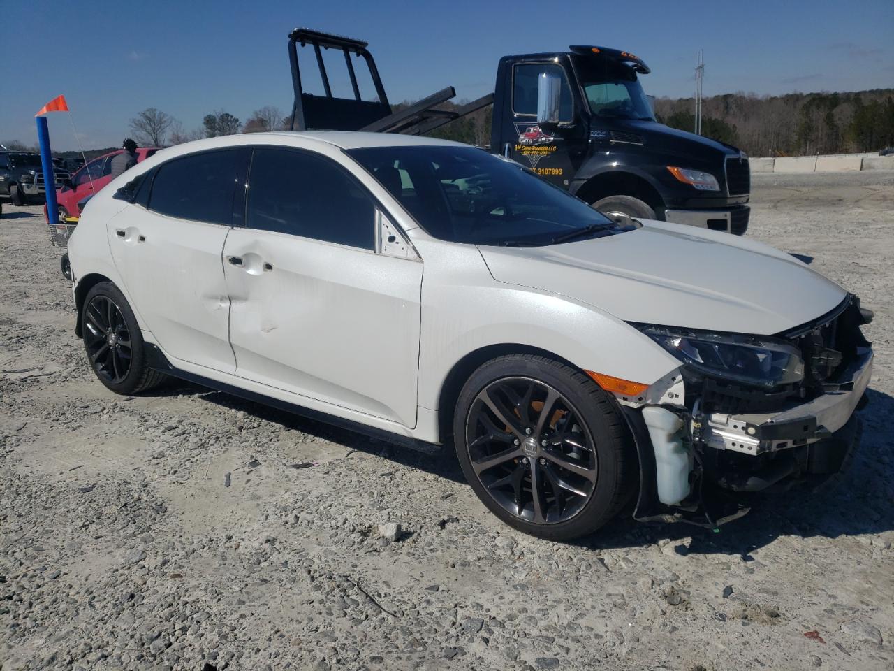 2020 Honda Civic VIN SHHFK7H43LU206339 Copart auction photo, all over damage thumbnail 4