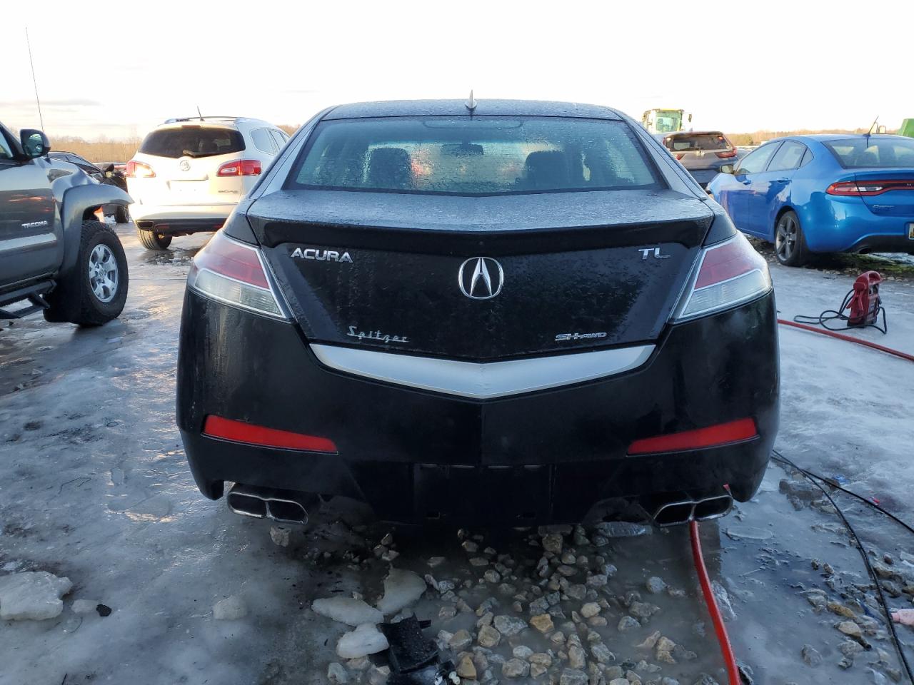 2009 Acura TL VIN 19UUA96519A001978 Copart auction photo, front end damage thumbnail 6