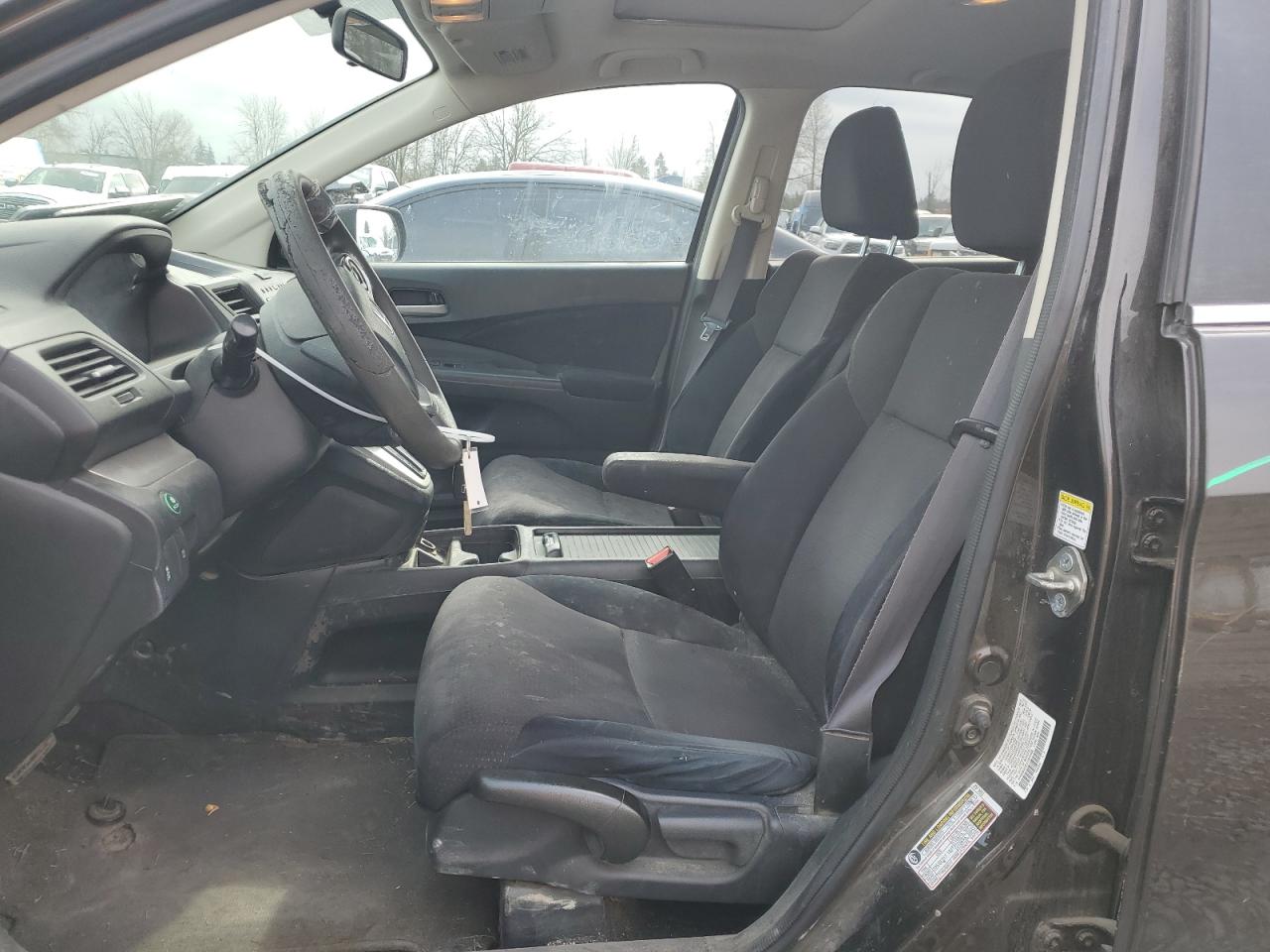2014 Honda CR-V VIN 2HKRM4H55EH690468 Copart auction photo, front end / side damage thumbnail 7