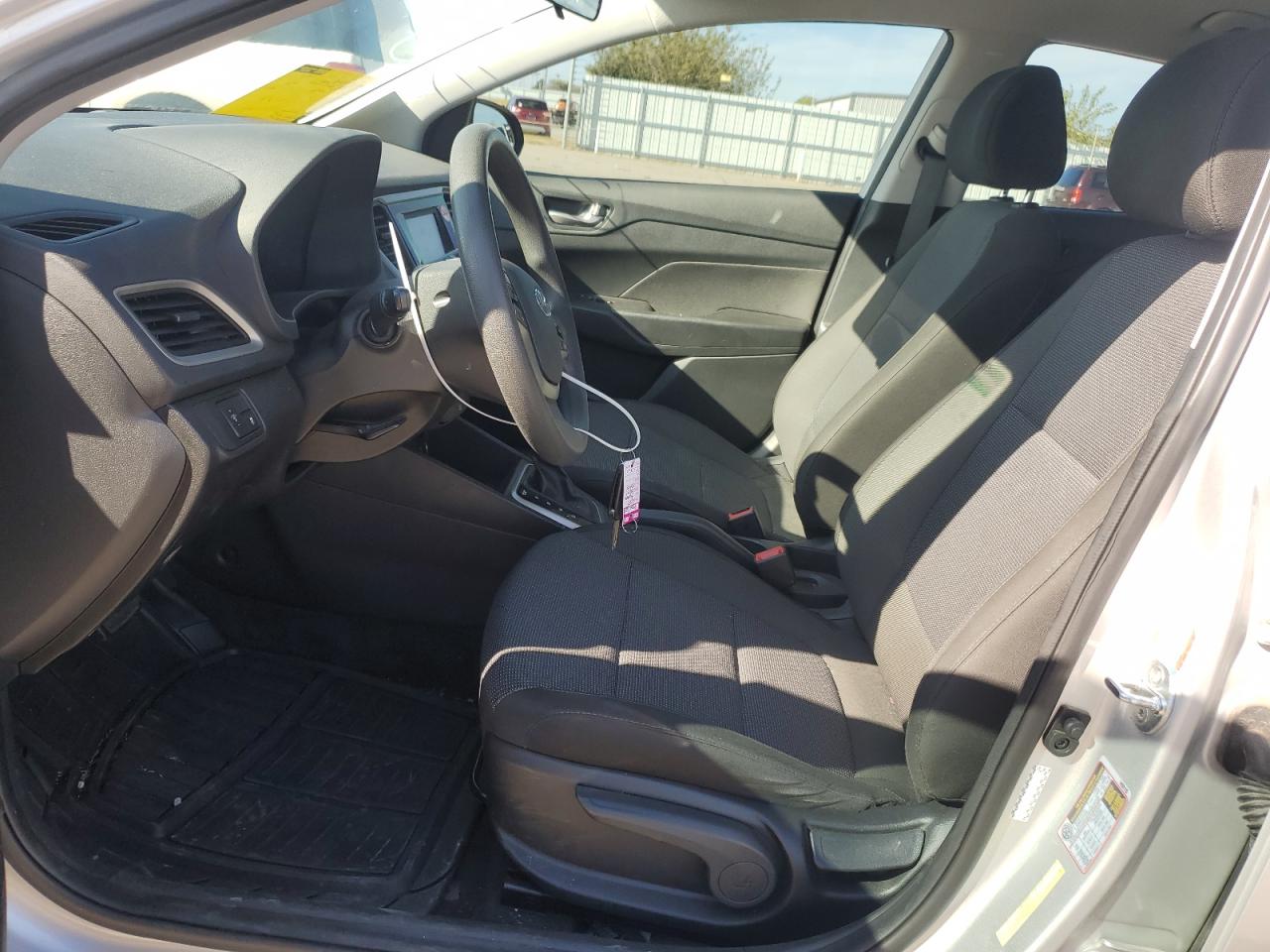 2021 Hyundai Accent VIN 3KPC24A60ME138961 Copart auction photo, front end / rear end damage thumbnail 7