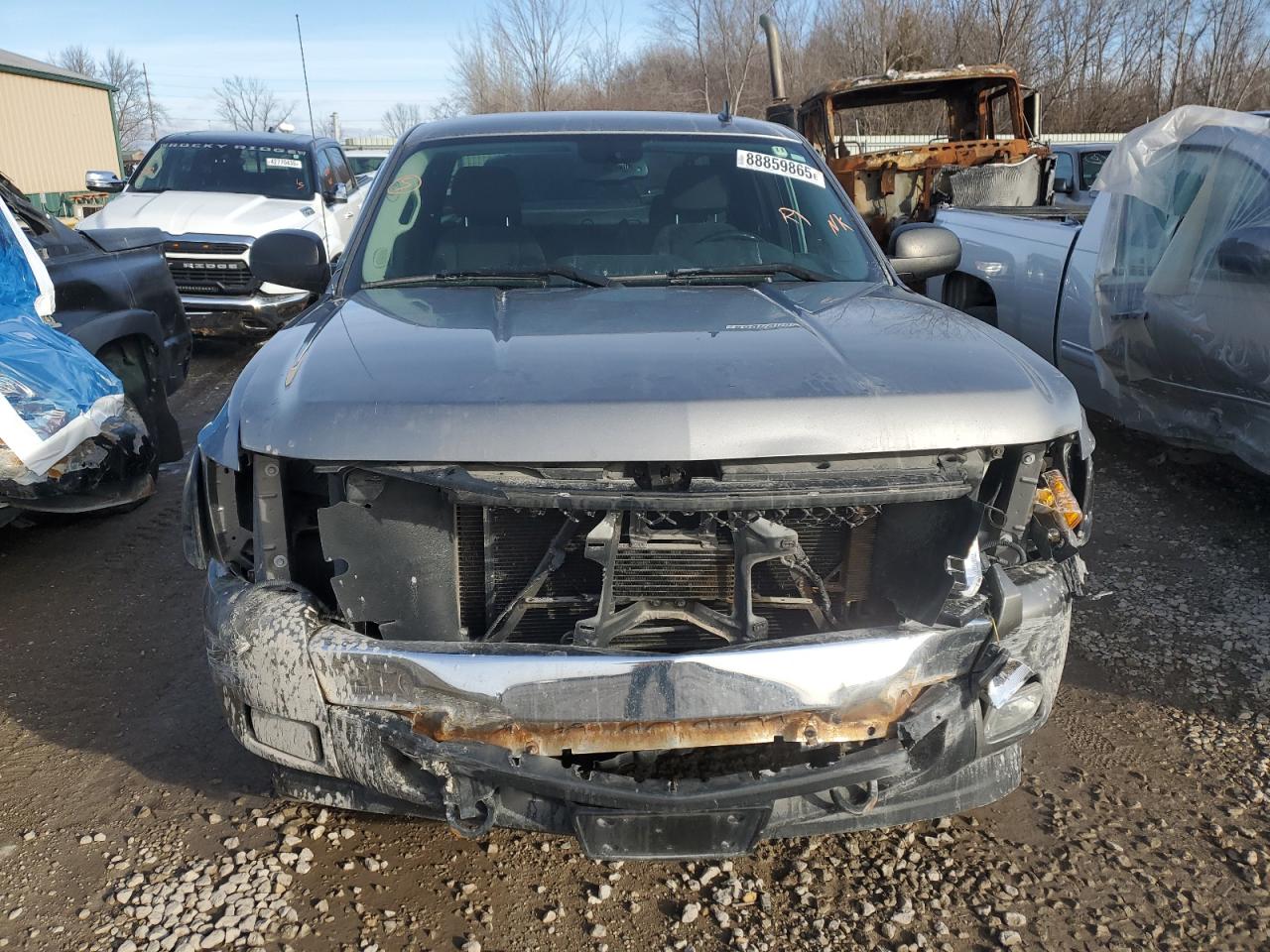 2008 Chevrolet Silverado VIN 2GCEC190681255192 Copart auction photo, front end / rear end damage thumbnail 5
